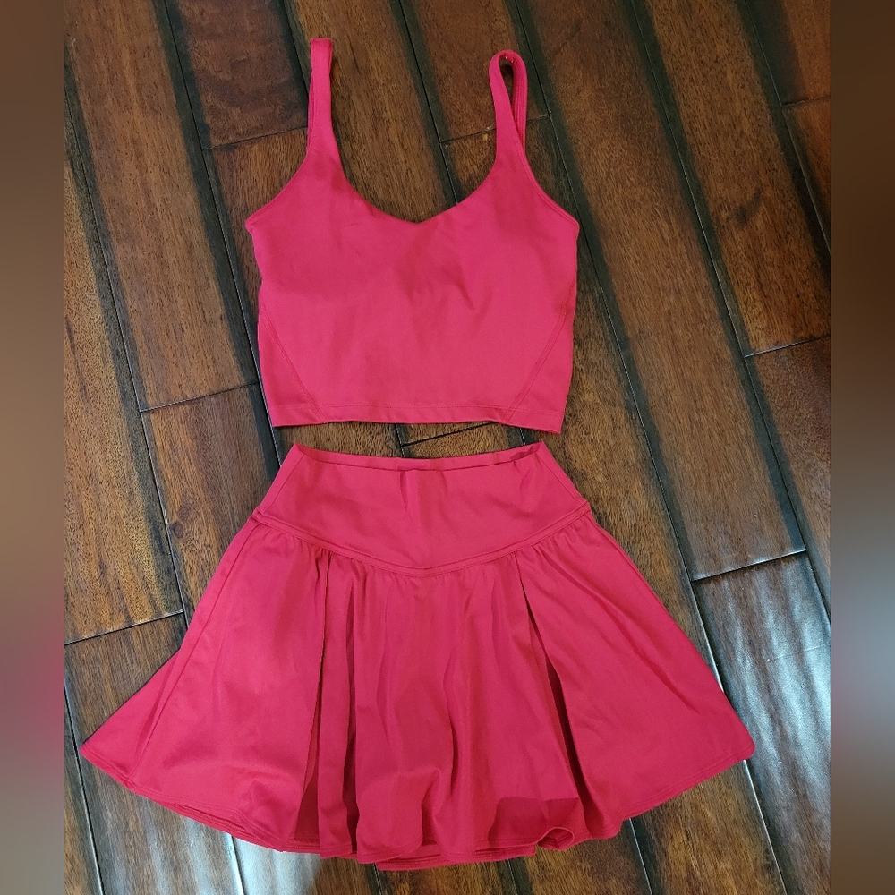 Gilly Hicks Matching Skort And Bra Top